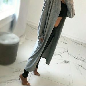 City Lounge kashmere maxi cardi